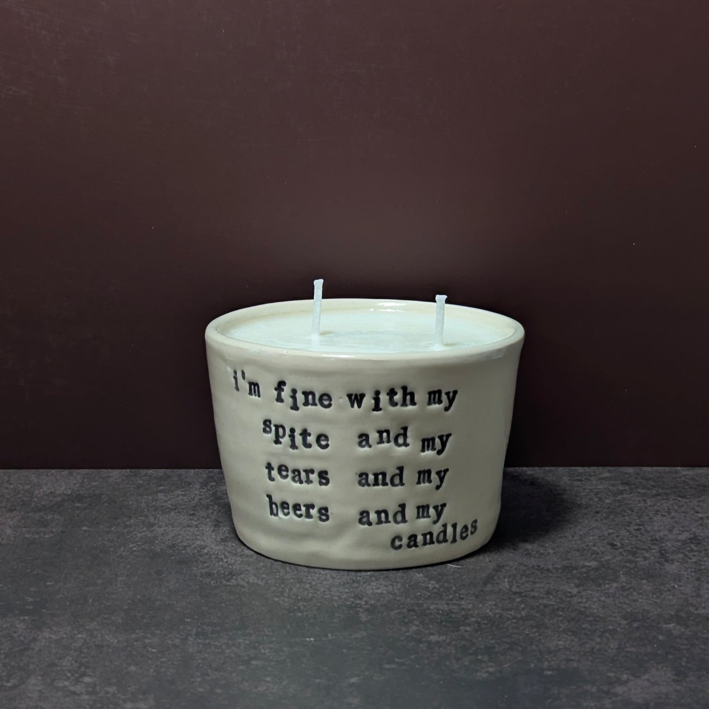 Candle: Closure (Vanilla Sugar, two wick, soy)