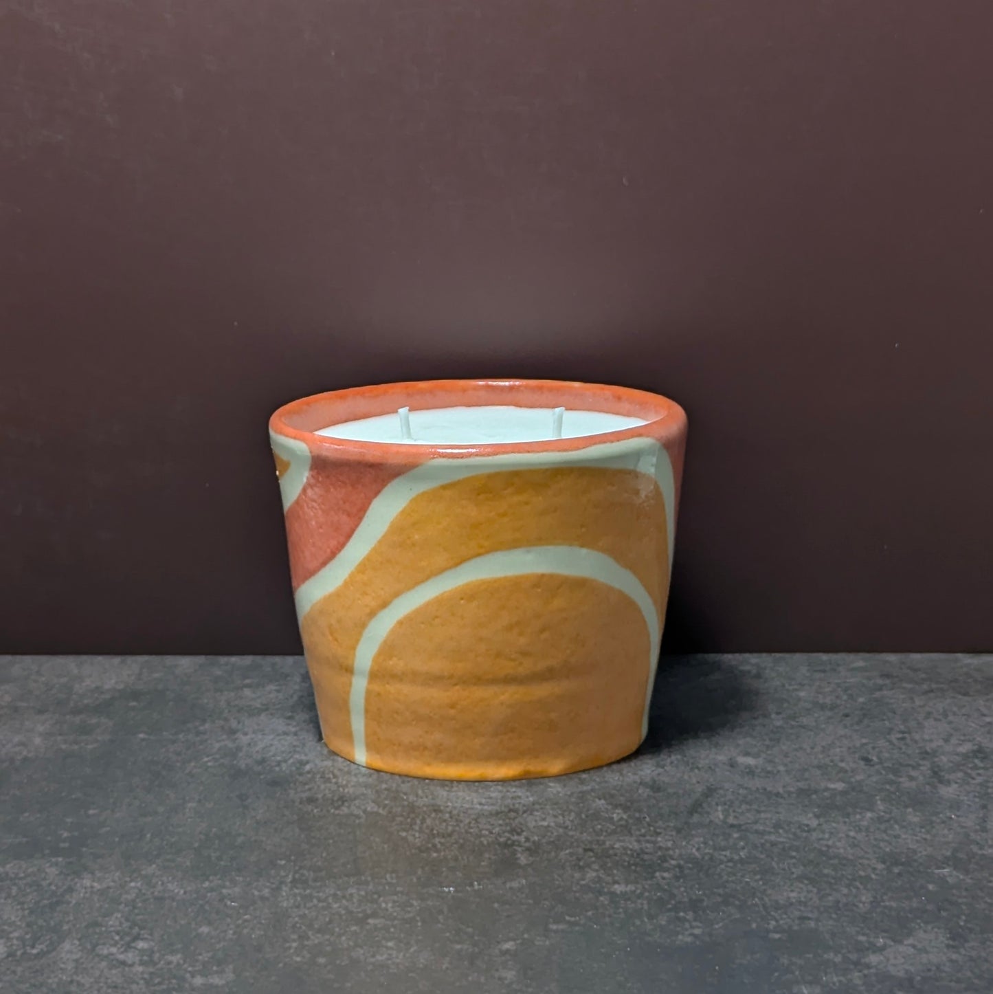 Candle: Swirl (Snickerdoodle, two wick, soy)