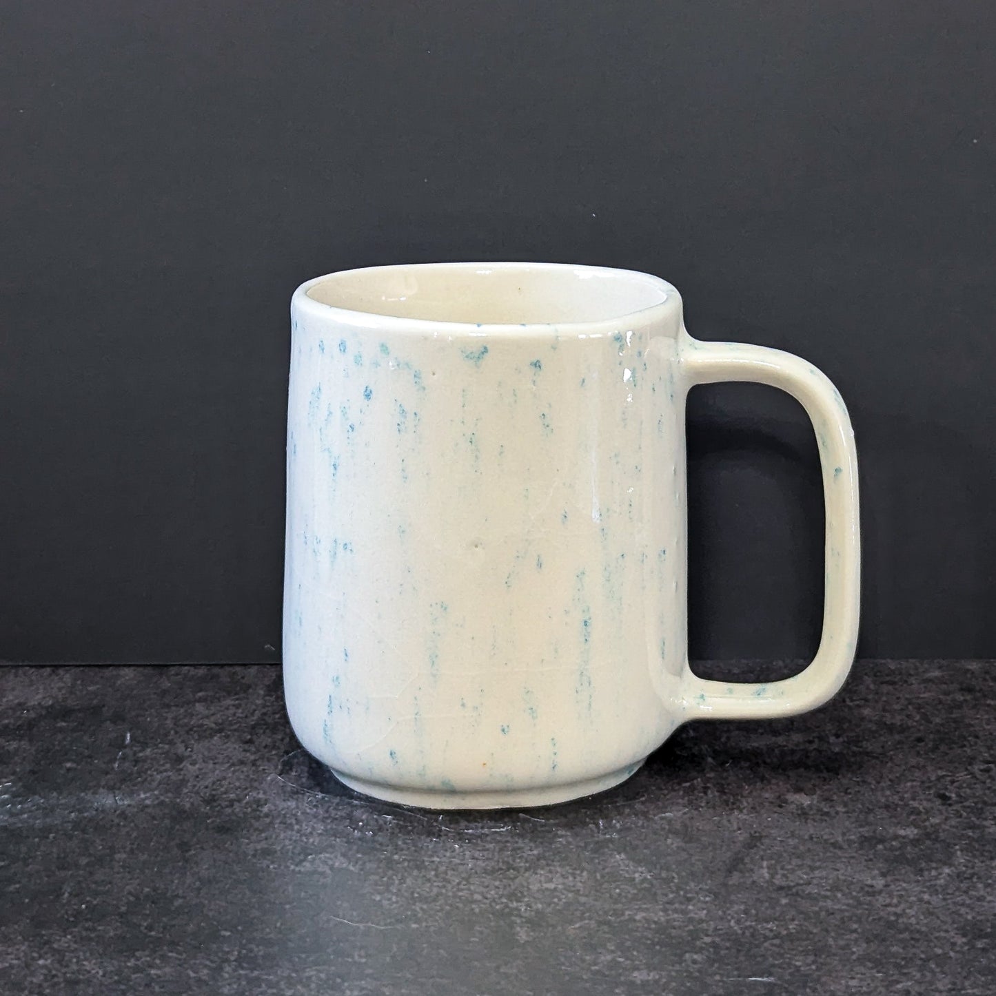 (RESERVED) Mug: It's OK To Punch Nazis! (Lightly Speckled)