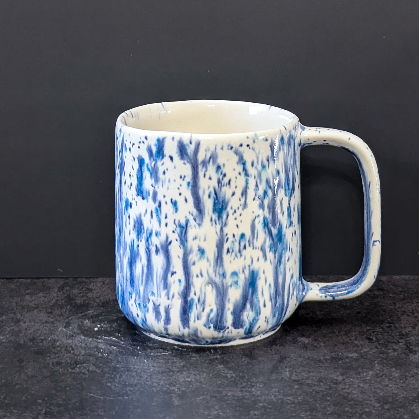 (RESERVED) Mug: It's OK To Punch Nazis! (Blue Melt)