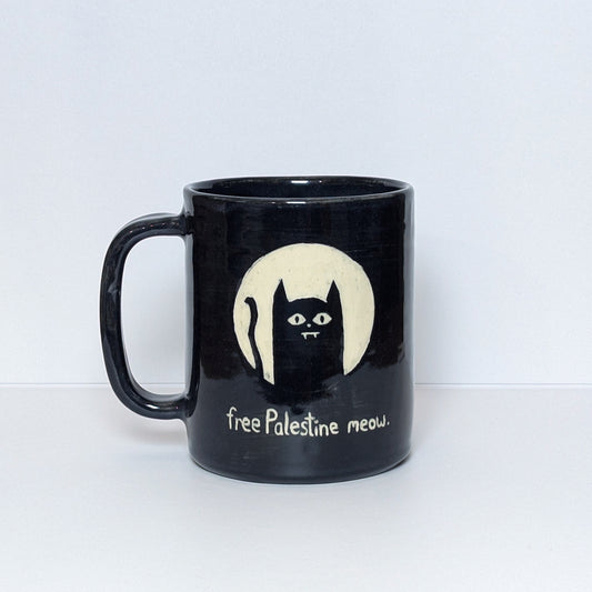 Mug: Free Palestine Meow