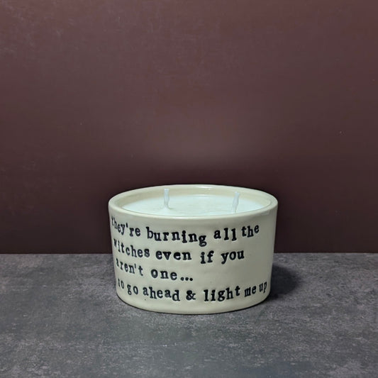 Candle: Light Me Up (Vanilla Sugar, two wick, soy)