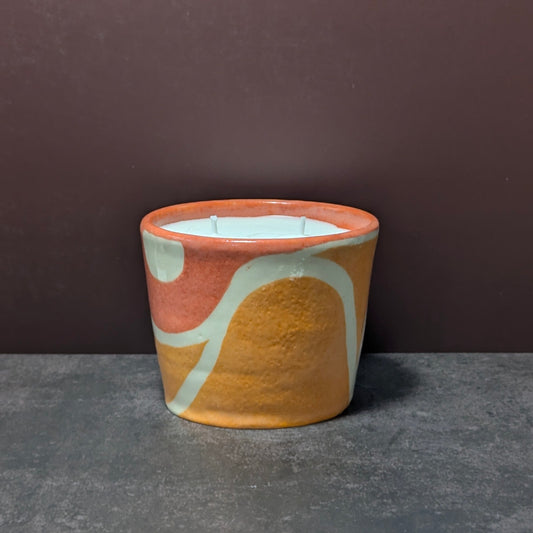 Candle: Swirl (Snickerdoodle, two wick, soy)