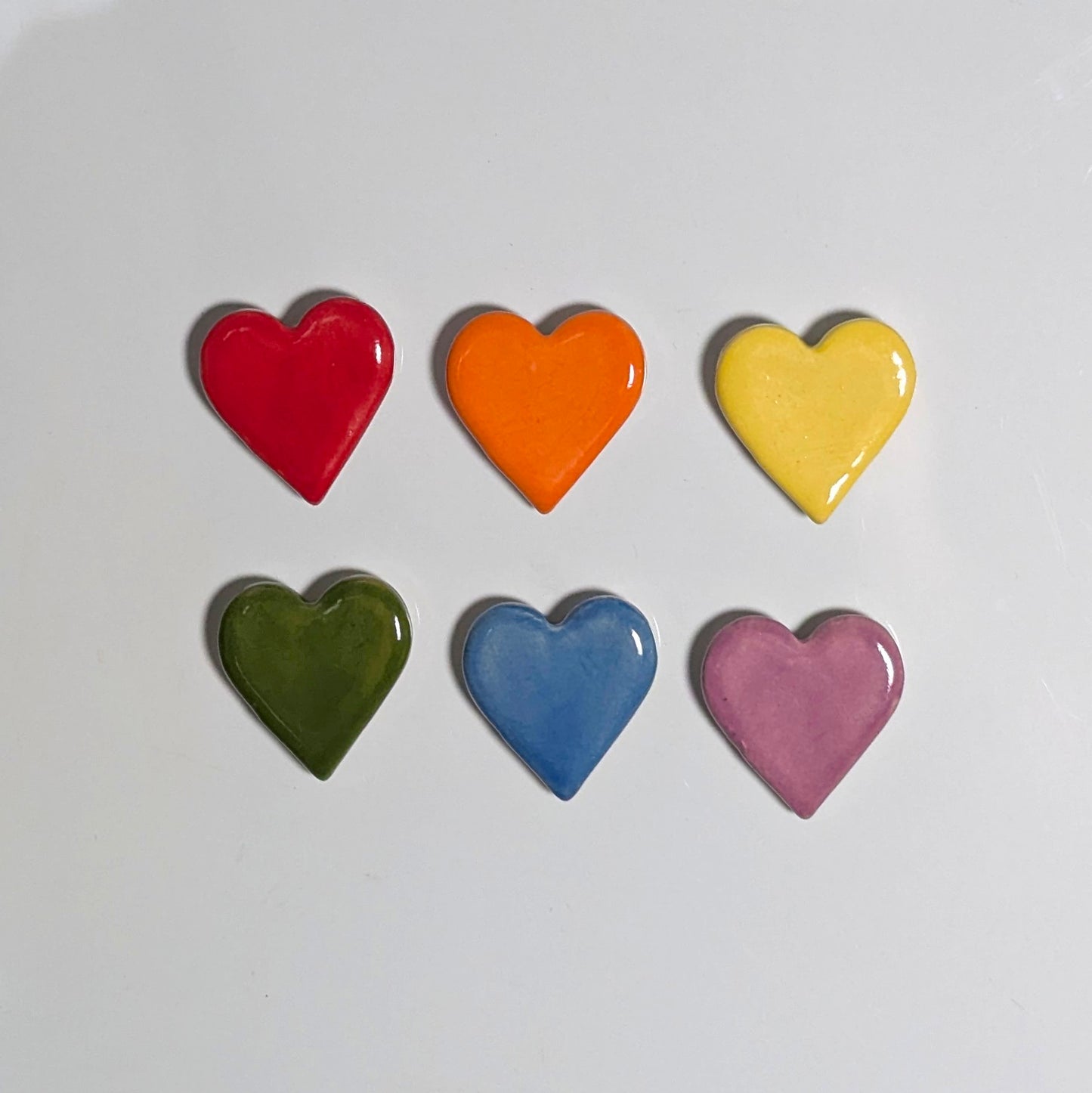 Magnet 6pk: Rainbow Hearts