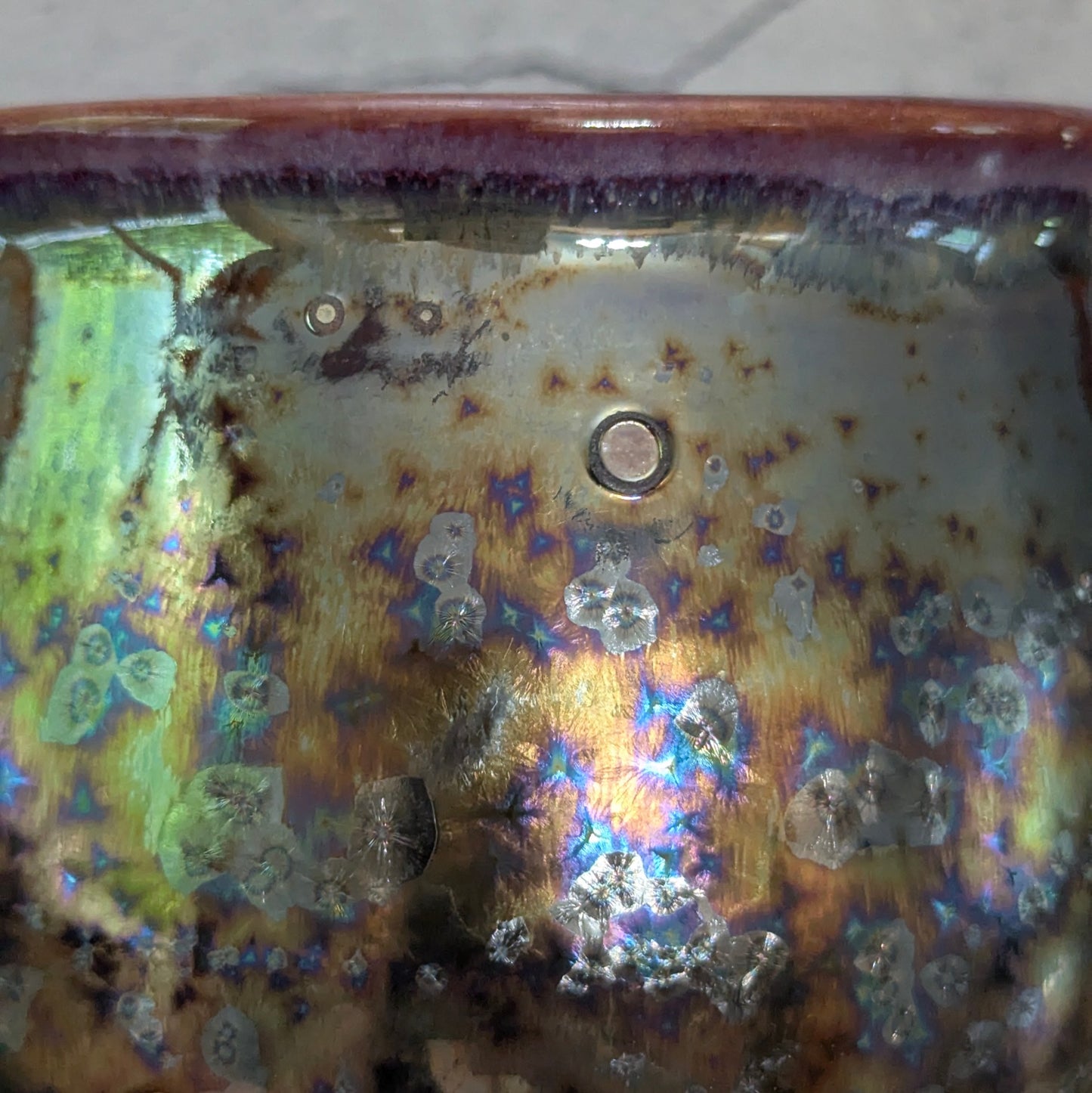 Mug: Crystallized Oil Spot