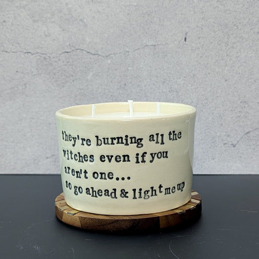 Candle: Light Me Up (Vanilla Sugar, three wick, soy)